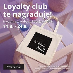 Loyalty club nagrađuje članove eco torbom